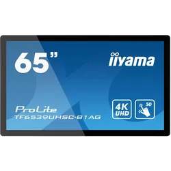 iiyama ProLite TF6539UHSC-B1AG (3840 x 2160 Pixel, 65"), Digital Signage, Schwarz