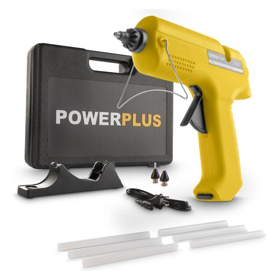 Powerplus Heissklebepistole 25W - 9 Acc. (POWX146)