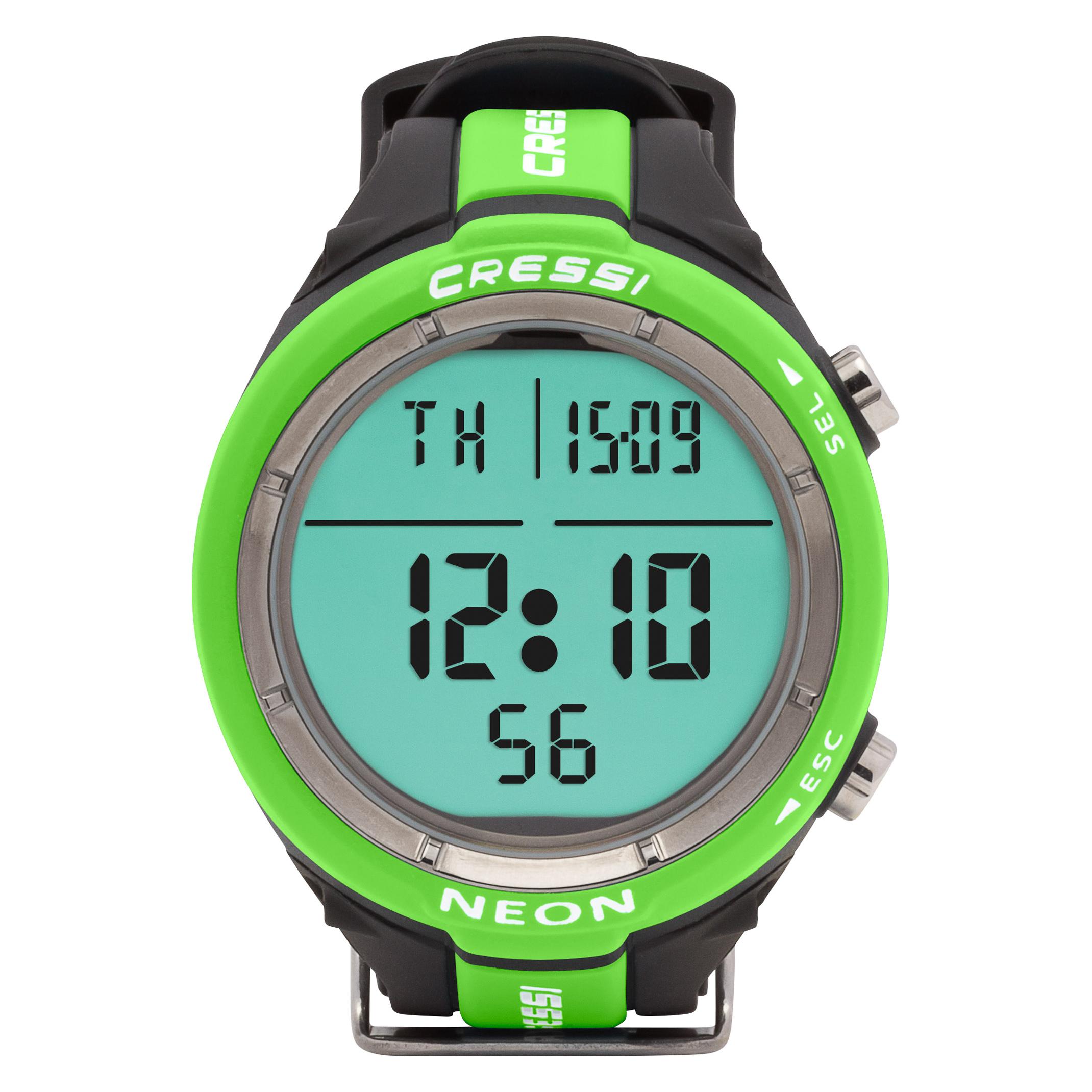 Cressi Neon Watch/Diving Computer Green (KS840067)