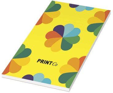 Desk-Mate blocco note 1/3 A4 copertina avvolgente 50 fogli Personalizzate o neutre