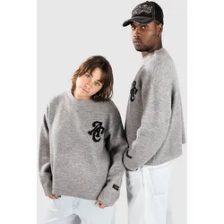 Another Cotton Lab Another Set Knit Strickpullover grey Gr. L