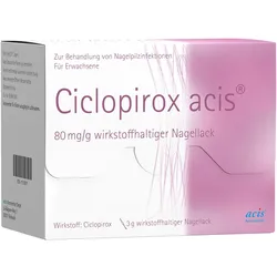 CICLOPIROX acis 80 mg/g wirkstoffhalt.Nagellack 3 g
