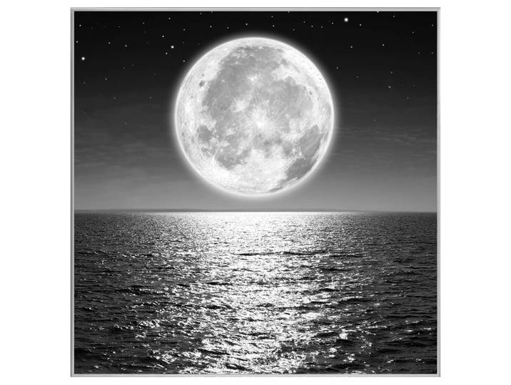 Bild mit Rahmen Vollmond image LAND