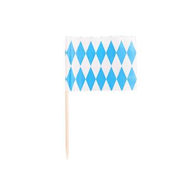 Papstar 10 X 200 Deko-Picker 8 cm "Bayrisch Blau"