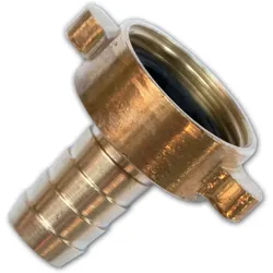 Schlauchtülle Wasserhahnanschluss IG 1/2 13mm aus Messing Messinganschluss für Schlauch Schnellkupplung und Gartenbewässerung GKWF1212