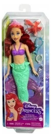 Mattel Disney Prinses Ariel Fashionpop met accessoires en huisdier, Meerdere kleuren