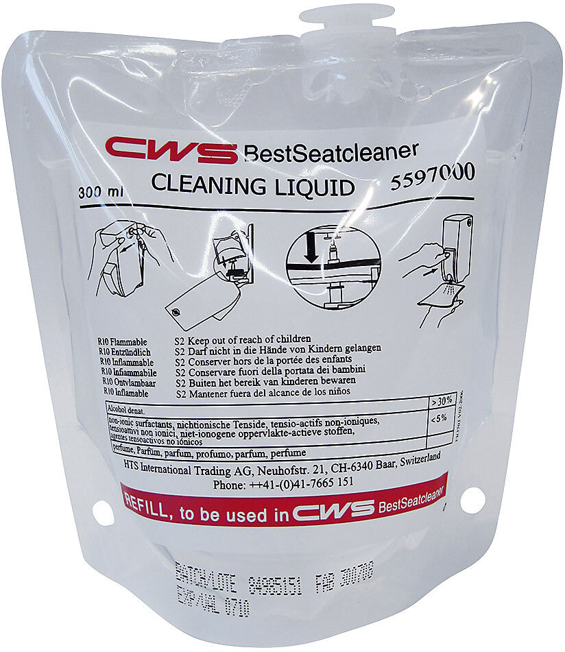 Reinigungsliquid SeatCleaner, VE 12 Stk à 0,3 l, im Kunststoffbeutel CWS