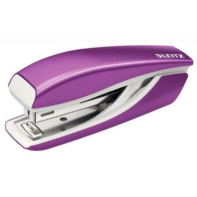 LEITZ Heftgerät WOW Mini NeXXt, violett, Heftleistung: 10 Blatt, Heftarten: geschlossen, genagelt, Klammern: P2 (Nr.10)
