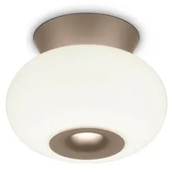 Helestra LED-Deckenleuchte Sapo Aluminium Coffee