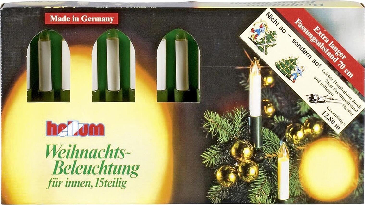 Hellum Lichtslinger met schachtkaarsen voor binnen, 15-delig