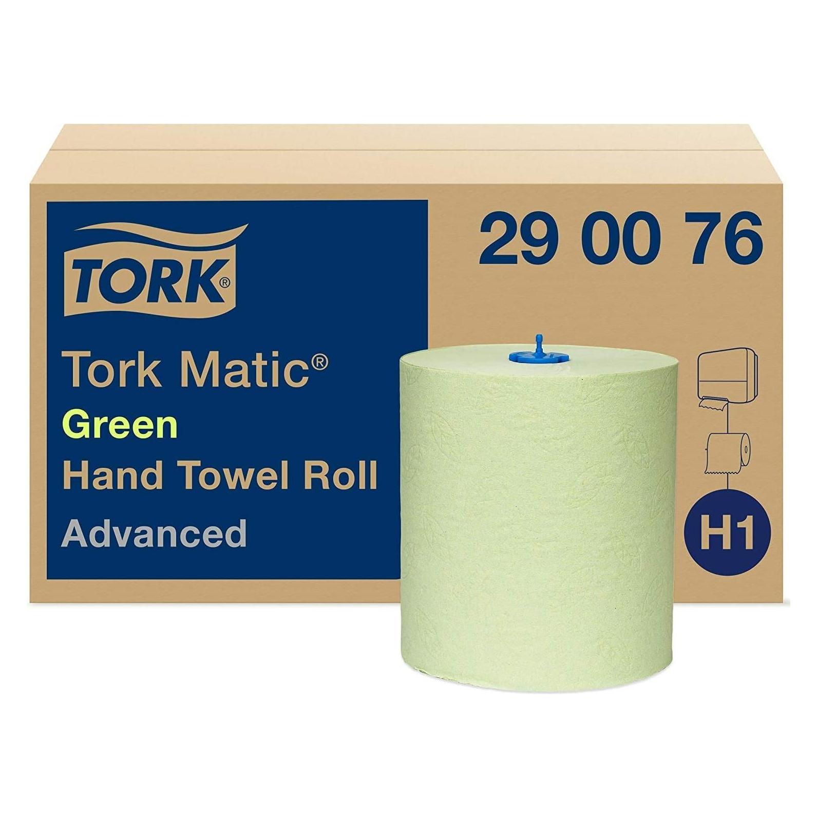 Tork Hand Towel Roll Green 625x6 (1x) (290076)