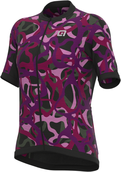 ALE' Maglia ciclismo donna  OFF ROAD - GRAVEL WOODLAND viola