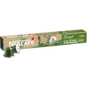 Nescafe Kaffeekapseln Farmers Origins, Brazil Lungo, 12 Kapseln, für Nespresso
