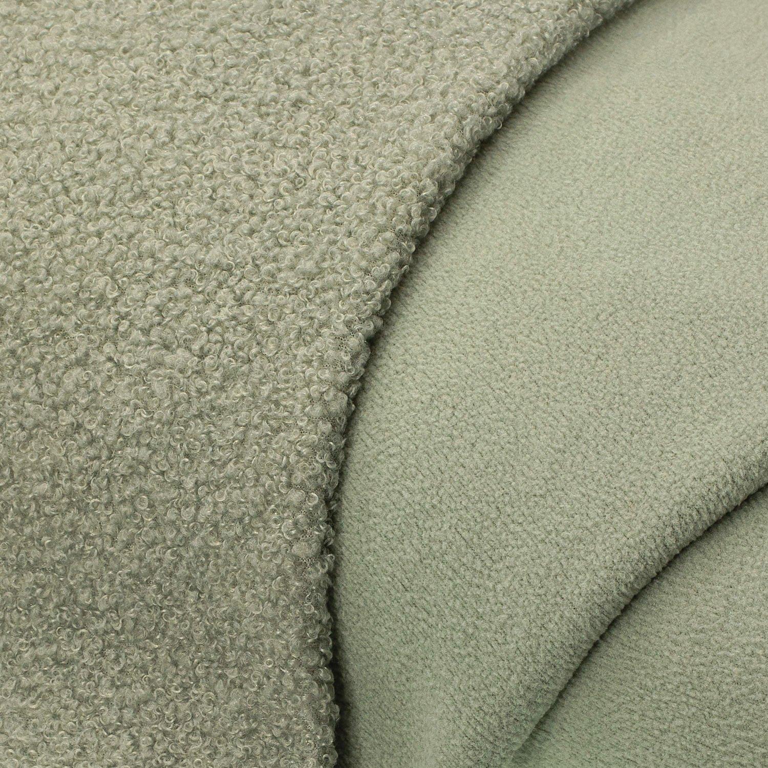 Doubleface-Teddy-Fleece, oliv