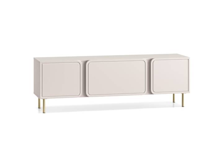Zweiturige RTV-Kommode Loppa mit Klappe, 160 cm, Kaschmir