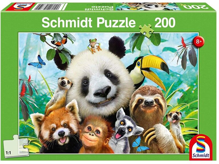 Puzzle 200 pcs Tout simplement animal ! - Puzzles Schmidt