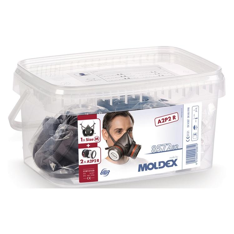 Moldex Atemschutzbox 857202 A2P2 R D - Ser.8000 1x800201,2x807001,2x850001,2x809001 (1x) (857202)