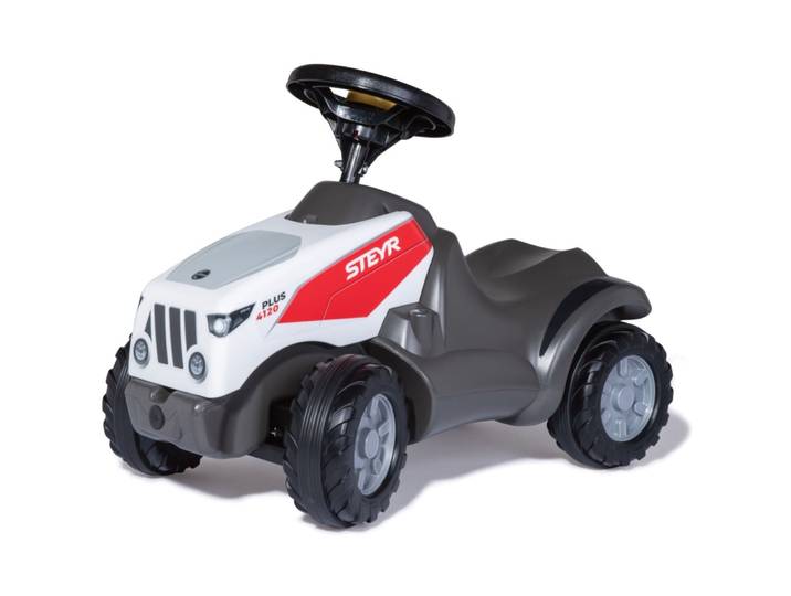 RollyMinitrac Steyr Plus 4120 Rolly Toys Grau Kunststoff - Farbe: grau/weiss