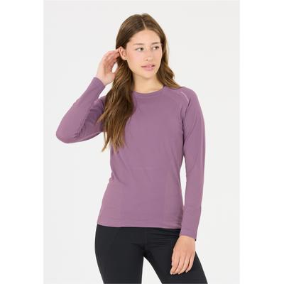 Funktionsshirt ENDURANCE "Halen", Herren, Gr. L/XL, lila (rosa), 62% Nylon, 38% Polyester, unifarben, lang, Rundhals, Shirts Funktionsshirt, im nahtlosen Design