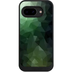 Nivocase Hülle für Google Pixel 9a Handyhülle NIVOcore Case Schwarz Geometric Mosaik Tarnmuster (Google Pixel 9a), Smartphone Hülle, Schwarz
