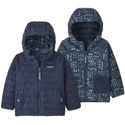 Patagonia Baby Reversible Down Sweater Hoody Jr - Daunenjacke - Kinder - Blue - 6M