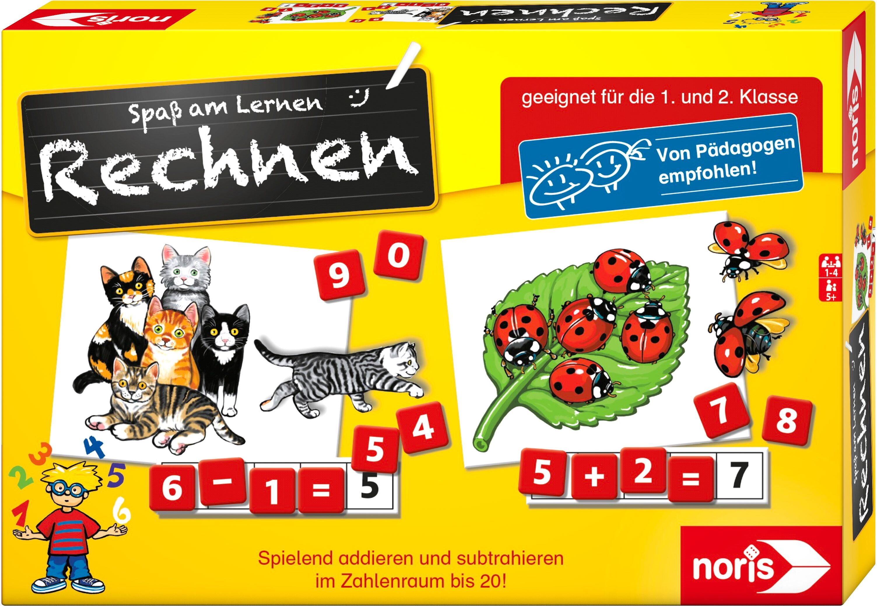 Spiel NORIS "Spaß am Rechnen", bunt, Spiele, Kinder, Spiel