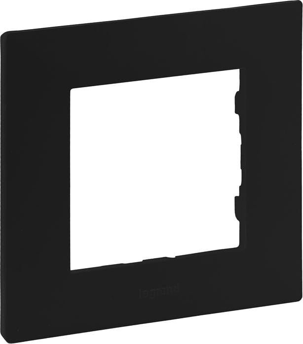 Legrand NILOE STEP 863591 enkel zwart frame