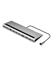 VALUE USB 3.2 Gen2 C Dock. Station 11in1 Silber Audio/Multimedia Digital/Daten Digital/Display/Video Netzwerk (12.99.1117)