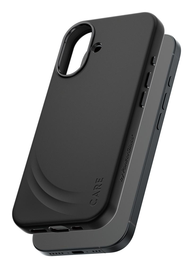 CARE by PanzerGlass Feature FLOW Case Schwarz mit MagSafe iPhone 17