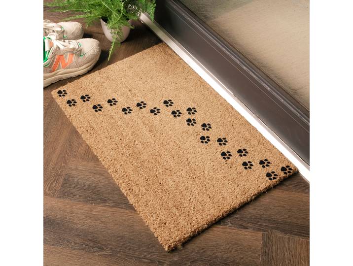 Fußmatte IMG-PAWPRINTS 40 x 1 x 60cm Braun