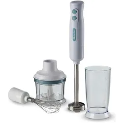 Ariete Stabmixer mit Küchenmaschine 3in1 Frühstück Weiss, Stabmixer, Weiss