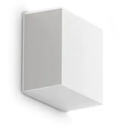 Ideal Lux LED Outdoor-Wandleuchte SNOW 10x10cm 6W 3000K 550lm IP65 weiß IDEA-326214
