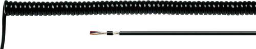 HELU 600154 Spiralkabel LiF12YD11Y 300mm / 1200mm 3G 0.14mm² Schwarz 1St.