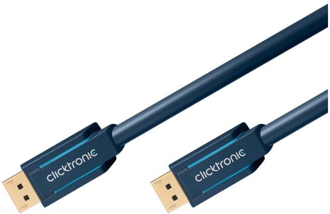 Clicktronic Câble DisplayPort 7,5 m, Audio/vidéo 70714 (70714)