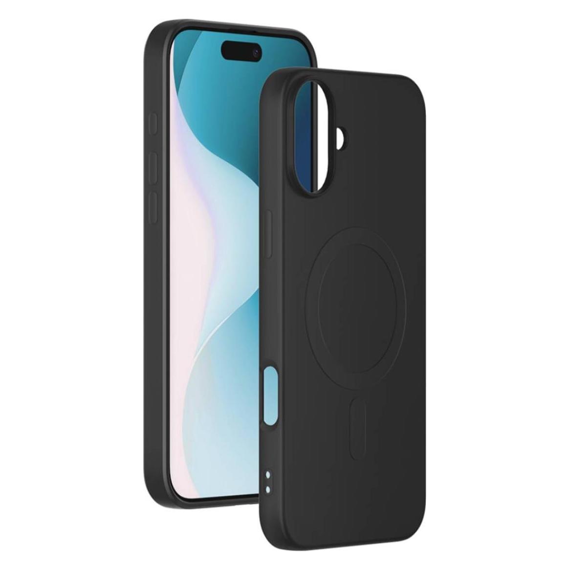 Bigben Handy-Cover für Apple iPhone 16 Plus schwarz (Apple iPhone 16 Plus) (COVSILIMAGIP16PLB)