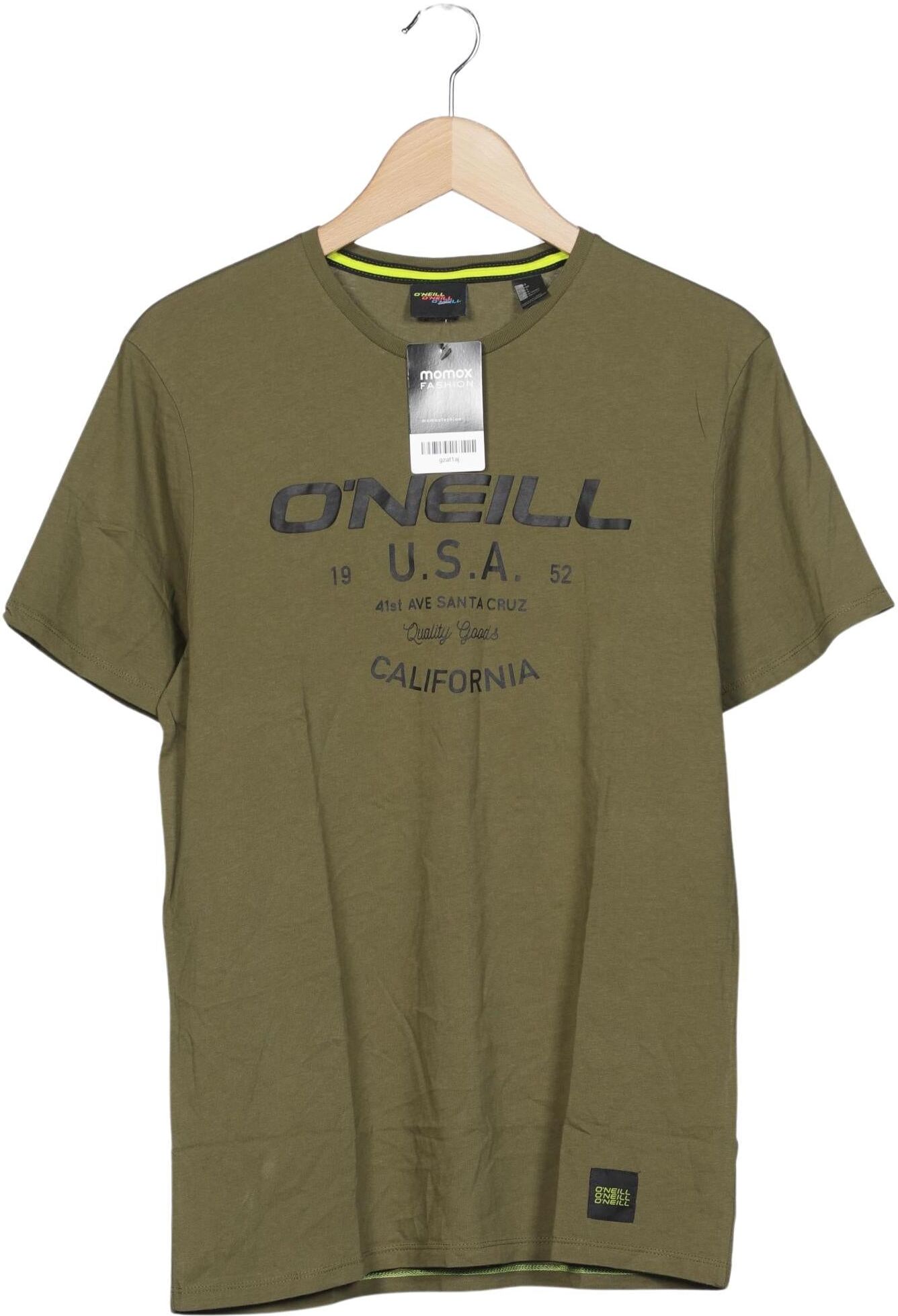 O Neill Herren T-Shirt, Grün, Gr. S, Baumwolle - Second Hand