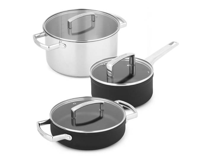 Set 6 pièces 28cm antiadhésive aluminium signature
