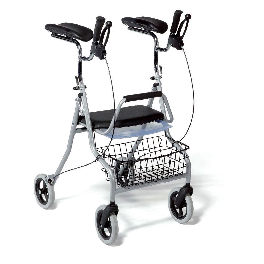 Leichtgewicht-Rollator mit Unterarmgehstützen Rollator für Athritispatienten