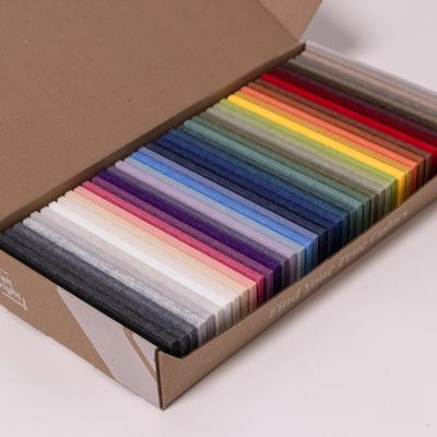 Felt Right Full 42-Color Sample Kit   Sound Dampening Pinnable Tiles