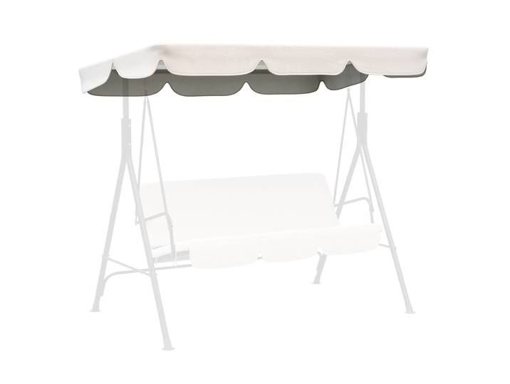 Stoffdach Hollywoodschaukel beige