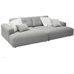 KAWOLA Big Sofa MIKA Feincord grau