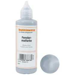 buttinette Fensterfarbe, in verschiedenen Farbtönen, 80 ml