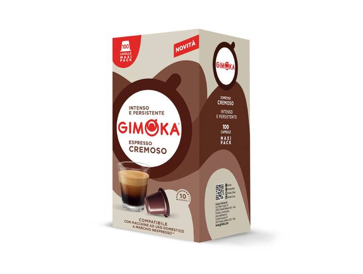 GIMOKA Nespresso Compatible Capsules CREMOSO 100 capsules 550 g
