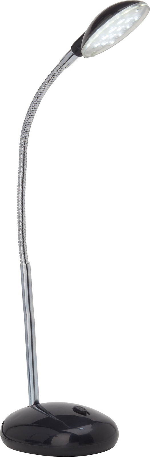 Brilliant LED-tafellamp Timmi - Zwarte bureaulamp van kunststof en metaal - Individueel instelbaar