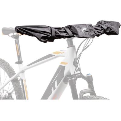 Lenker-Schutzhülle FISCHER FAHRRAD, schwarz, HüllenB:80cm H:19cm, Kunststoff, B:80cm H:19cm