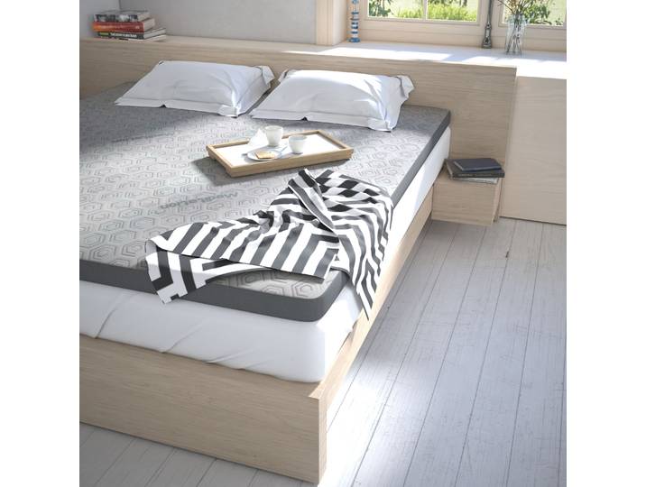 Topper JEKATEX MULTIFLEX 3-Zonen Komfort, 90x200, 140x200 cm , weiß, B:160cm H:8cm L:200cm, Komfortschaum, Topper, Topper, für Aufwertung deiner Matratze