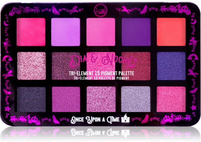 J.Cat Beauty Dia & Noche eyeshadow palette shade 105 Once Upon A Time 16 g