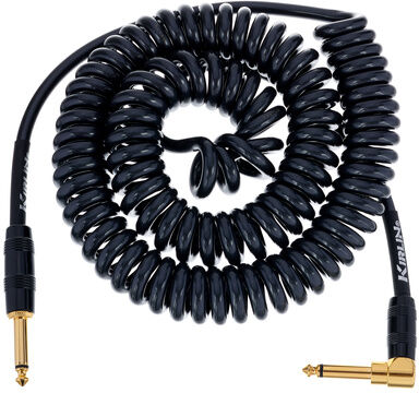 Kirlin Premium Coil Cable 6m Black nero