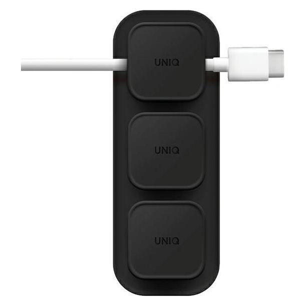 Uniq Pod Mag magnetyczny organizer do kabli + baza ciemnoszary/charcoal dark grey (37443039)