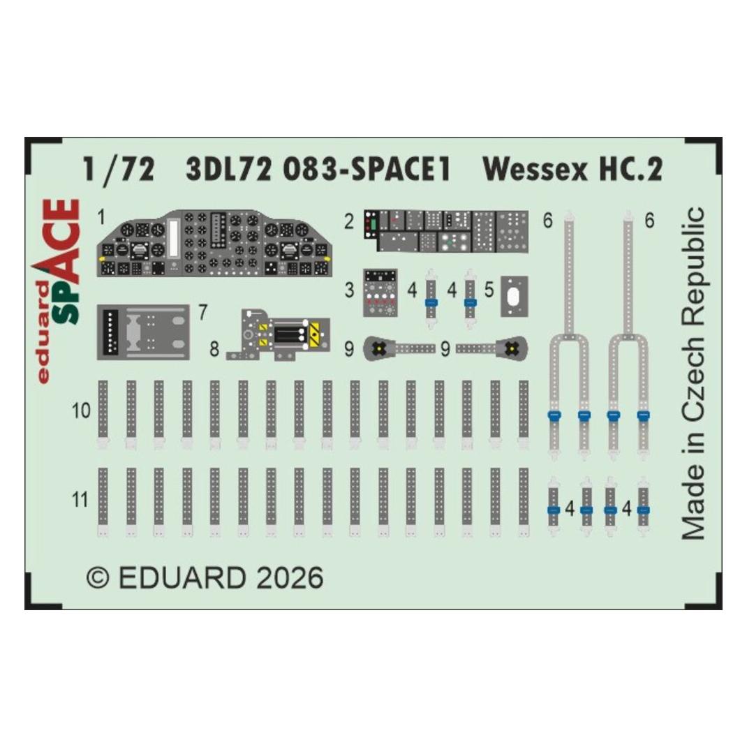 Eduard Wessex HC.2 SPACE for Airfix (3DL72083)